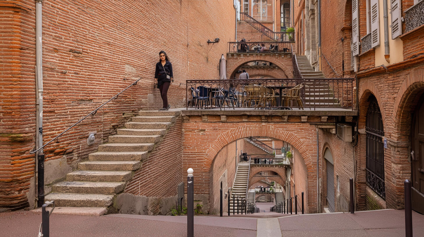 Le passage Maurits Cornelis, Toulouse. Midjourney v8 Alpha. Le passage Maurits Cornelis, Toulouse. Midjourney v8 Alpha.